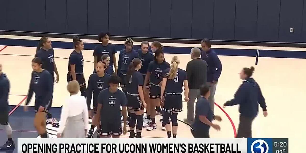 UConn women's basketball team holds first practice